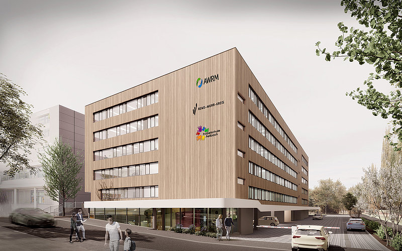 Neubau Verwaltungsgebäude Waiblingen Visualisierung